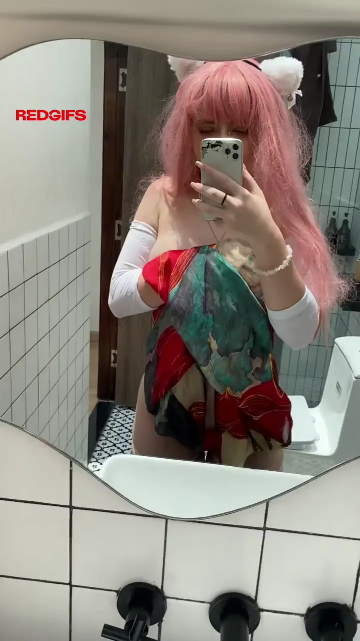 Summon Me 3x in the Mirror for Slutty Catgirl BJ Magic 😈🍆💦