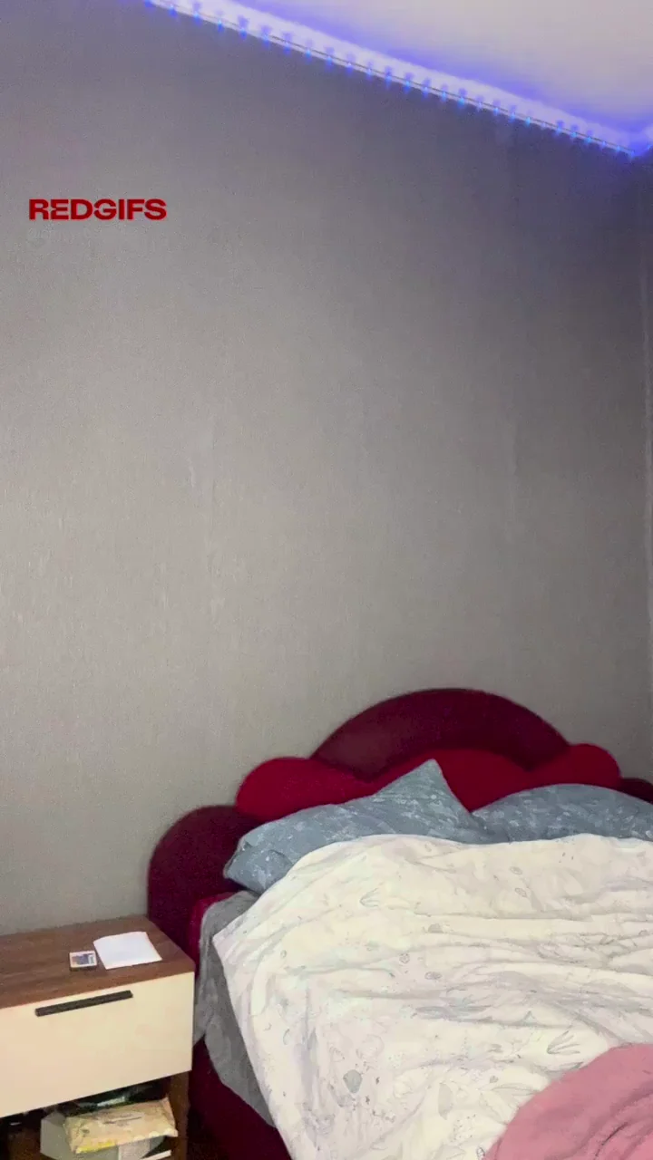 College Slut Back Home Stripping Nude 😈🍑