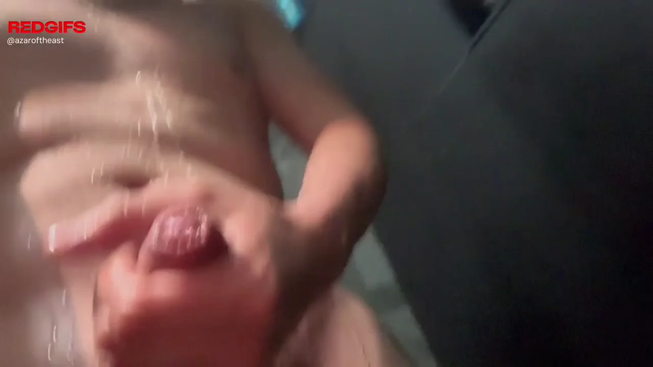 Shower Stud's Horny Self-Worship: Stroking Thick Cock to Gushing Cum Mess 💦🍆