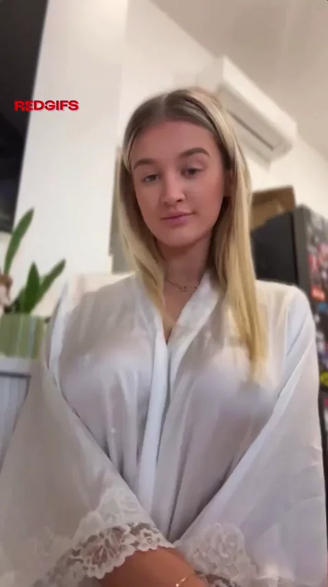 Revealing my perfect tits and I love the show it off