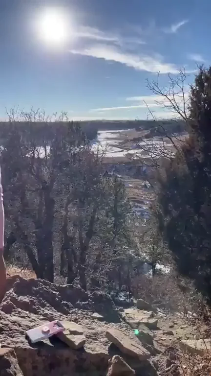 Having [f]un on the trail, a few guys saw me!