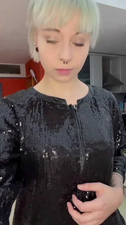 Girl Next Door's Inked Tits Tease