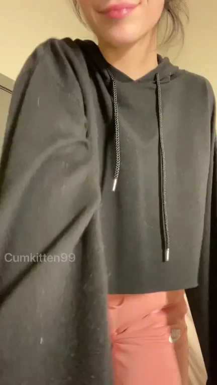 Tease Those Perky Tits: Hoodie Flash & Sweatpant Slut Vibes