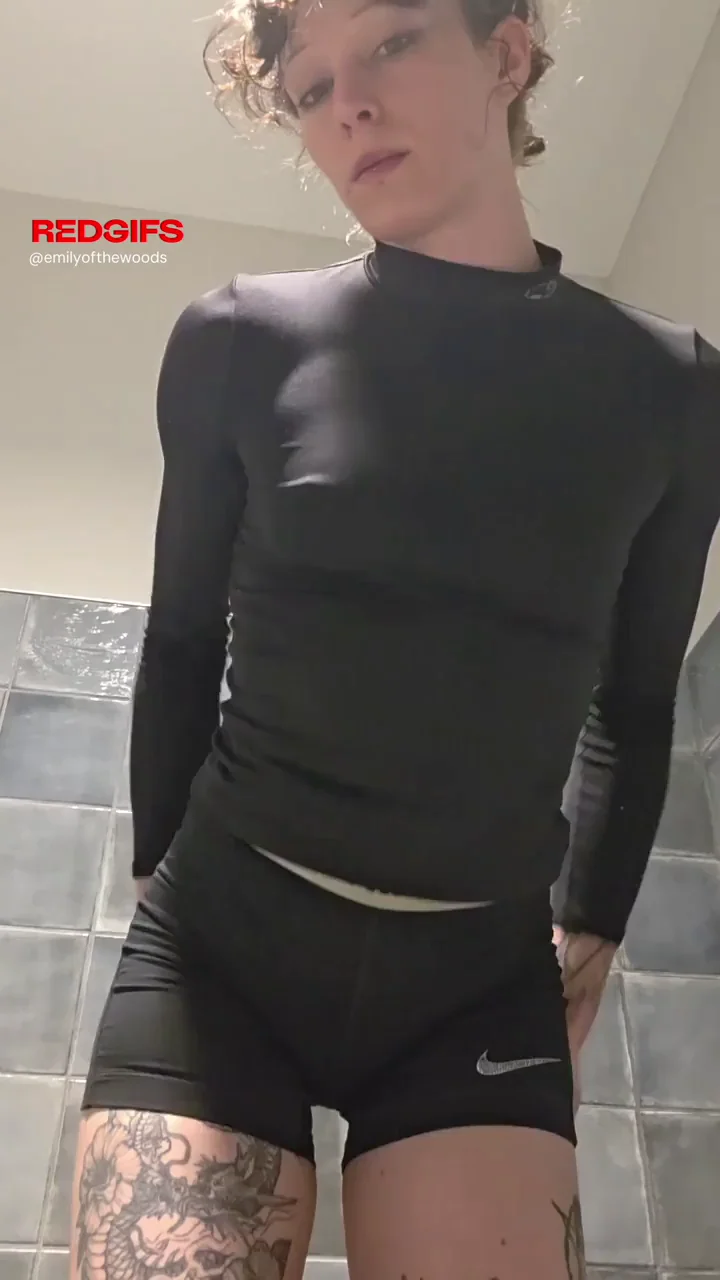 Stripping my gym clothes