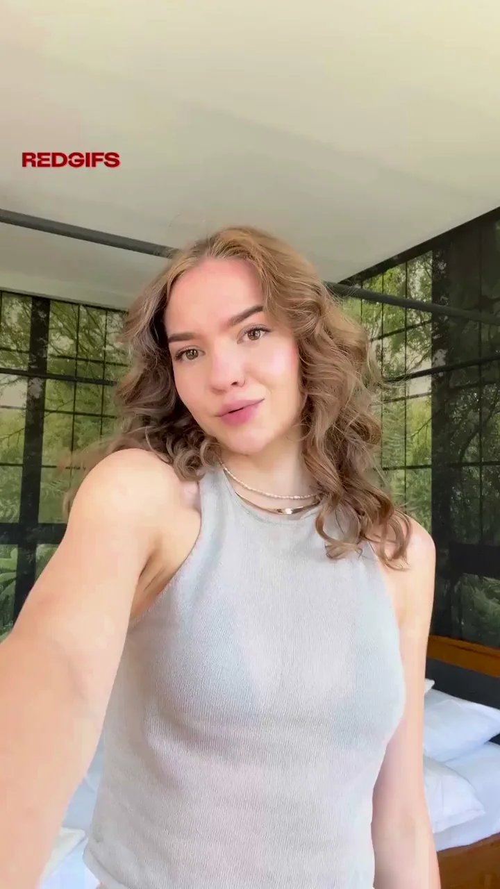 Petite Tease Loves Her Perky Natural Tits