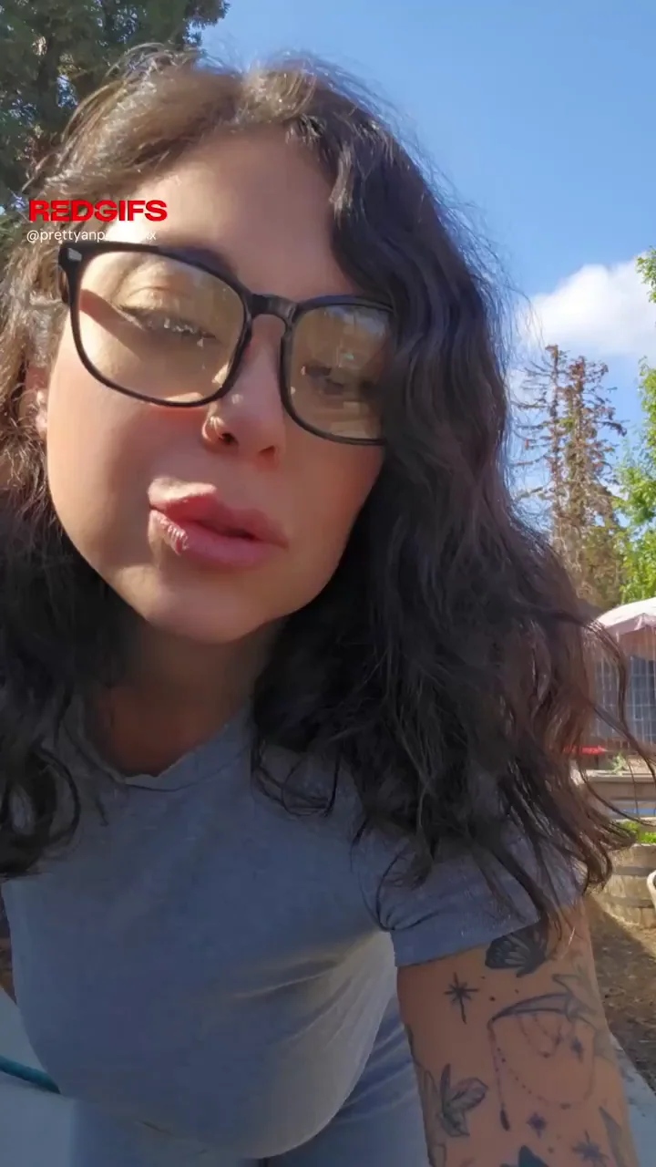 MILF Neighbor's Epic Titty Drop Tease in the Backyard