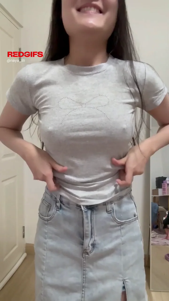 Feeling So Happy to Share My Small Boobs [reveal]