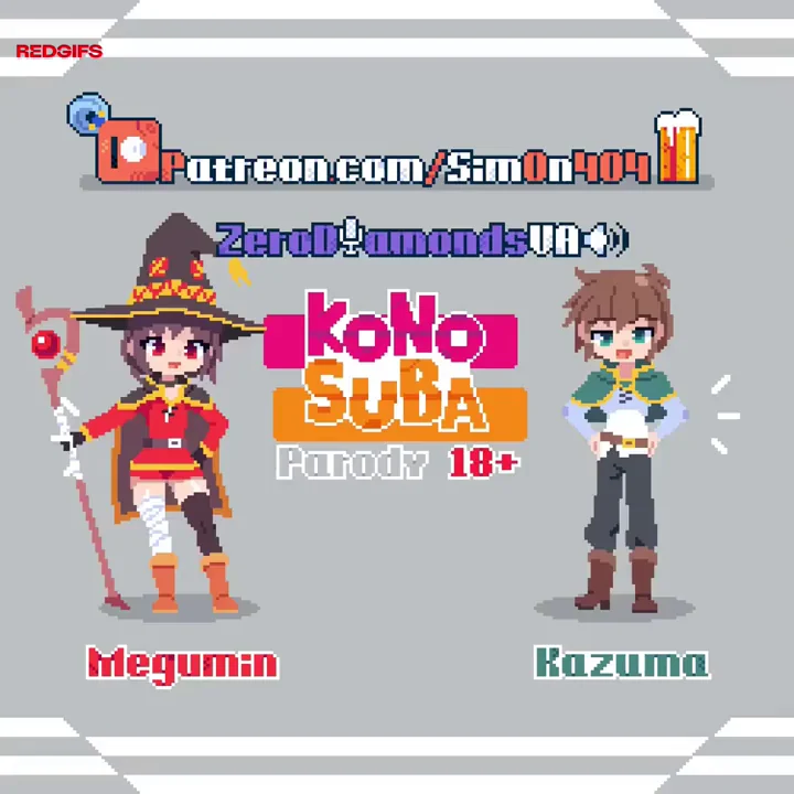 Megumin's Explosive Outdoor Anal Creampie Pound-Down (sim0n404)