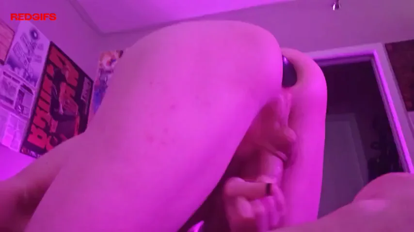 Fucking My Tight Hole with My Own Cock at Home 😍🍆💦