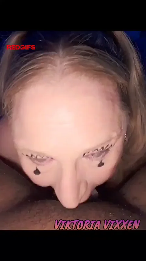 Victoria Vixen Drains Massive BBC: Empty Head, Full Throat Slut Mode
