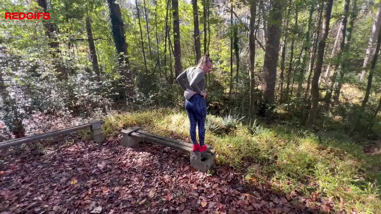 Exposed Ass & Pussy in the Woods - Someone's Watching! 😈🌳🍑