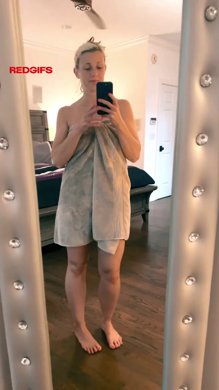 Fresh outta the shower, only to get messy again