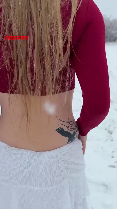 Have a little taste of some snow bunny asshole.