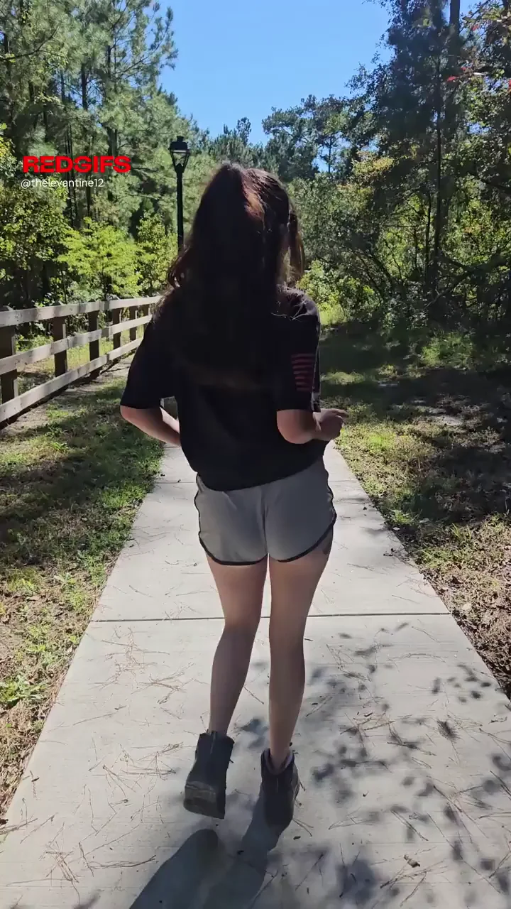 Sometimes i like to just give a little peek while im out walking around the local neighborhood paths