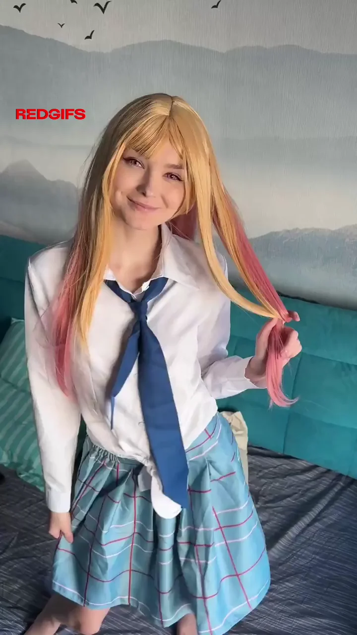 Marin Kitagawa Cosplay Slut Teases Tits & Bare Pussy 😍🍑