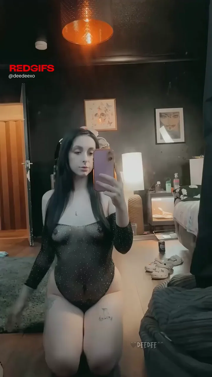 Emo Slut in Sheer Lingerie Promises to Bounce Till You Bust