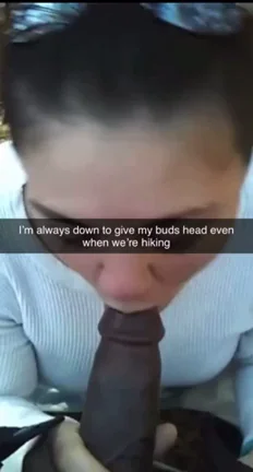 Hiking Slut Always Down to Suck Buddy's Cock 😈🍆🌲