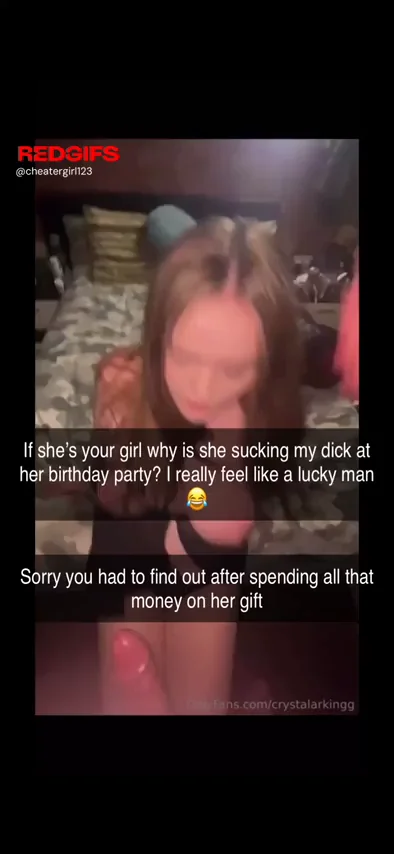 its not cheating if its her birthday, its just a present