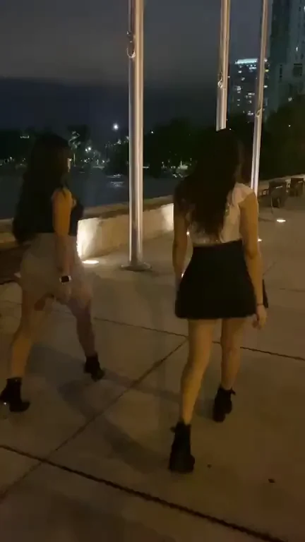 We get silly in public