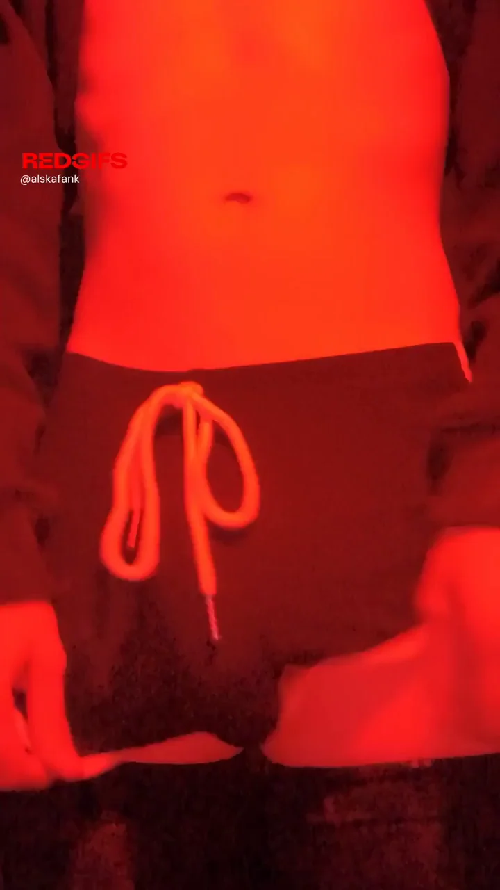 Femboy's Monster Cock Slips Out of Tight Shorts 😖