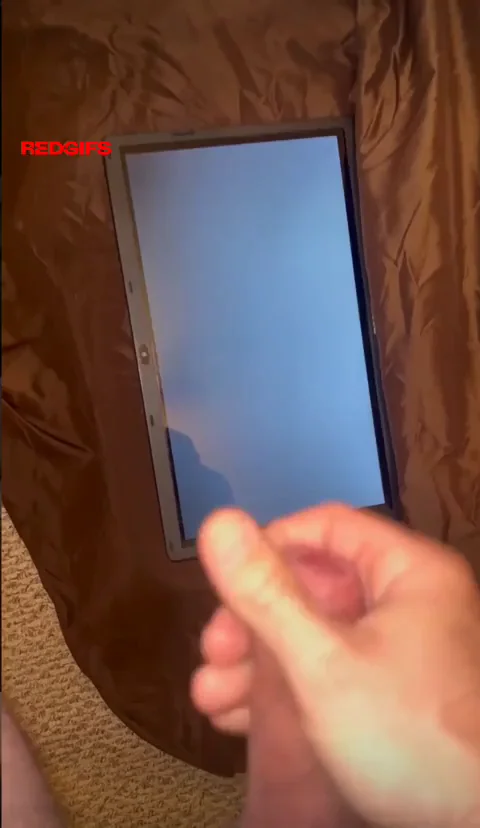 Thick Cock Blasts Massive Load on Screen – Who's Craving This Cum?