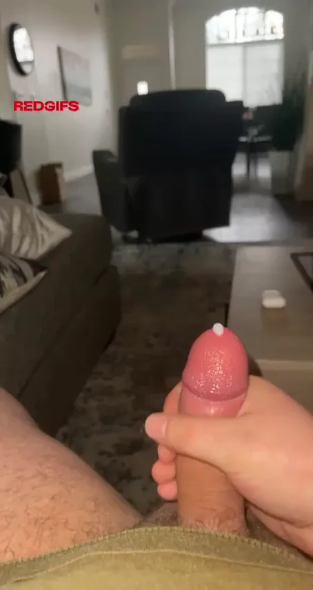 Male cum in Air BnB