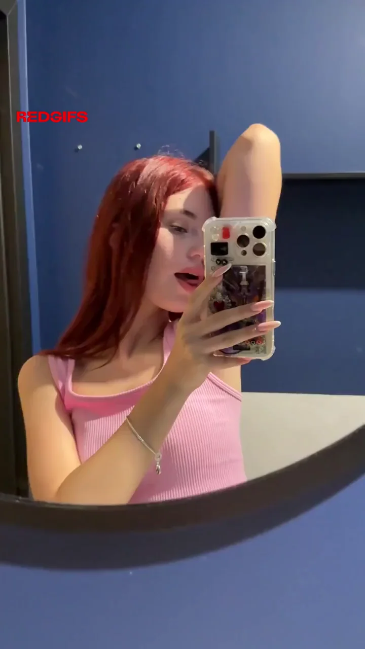 Redhead Slut Teases Smooth Armpits - Shave or Bush?