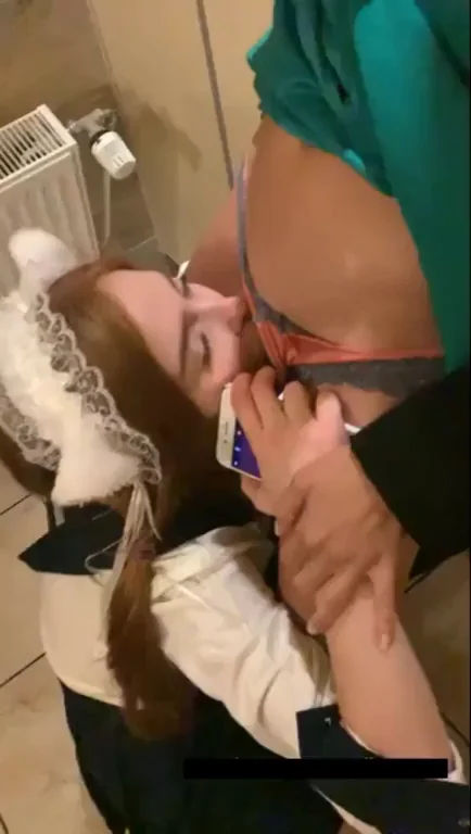 Party Girls Get Wild In The Restroom
