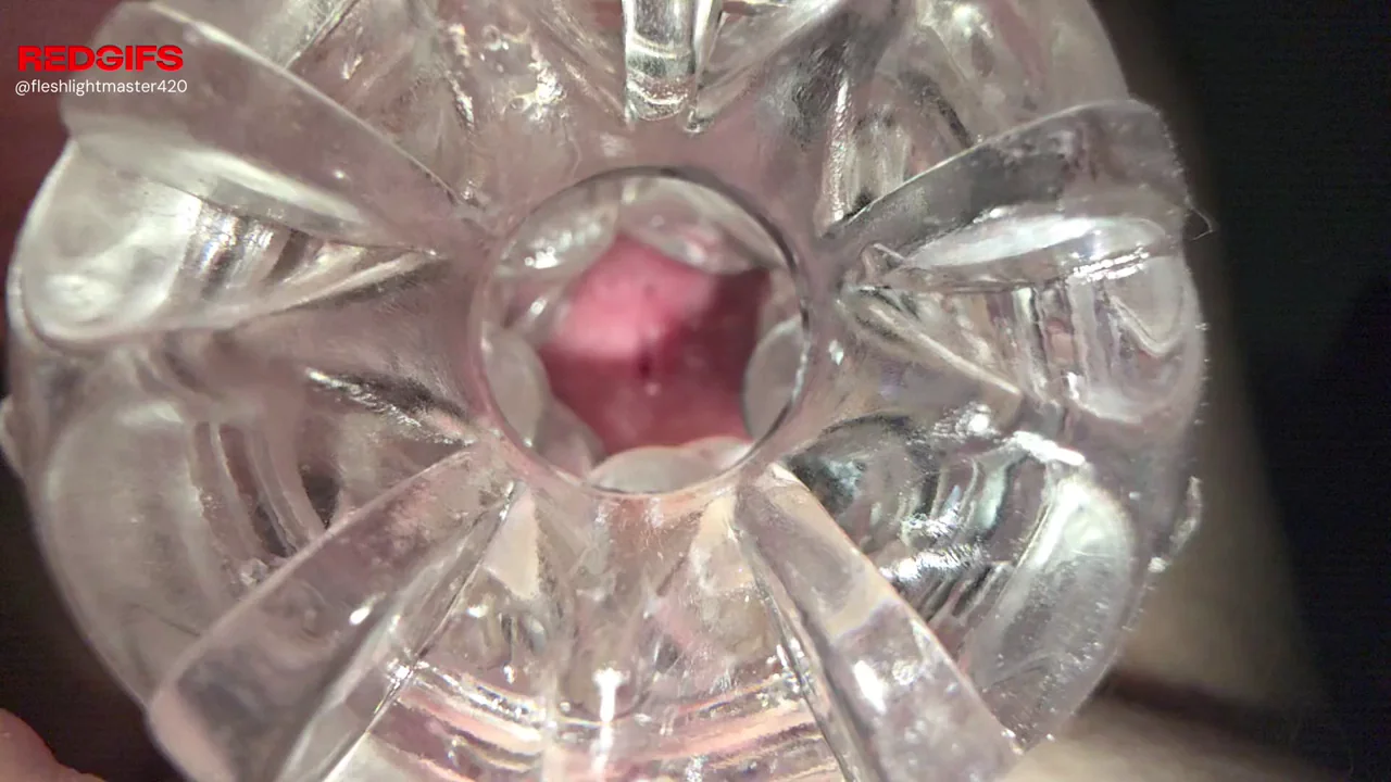Throbbing Fleshlight ASMR: Slow-Mo Big Dick Pound & Cum Explosion