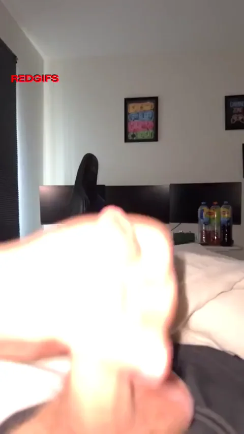 Horny Virgin Teen Strokes His Throbbing Cock - Wish You Were Jerking It!