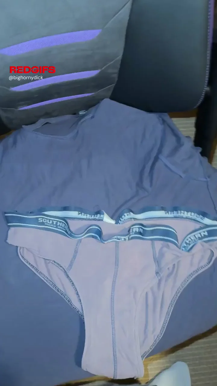 Cumming on clothes