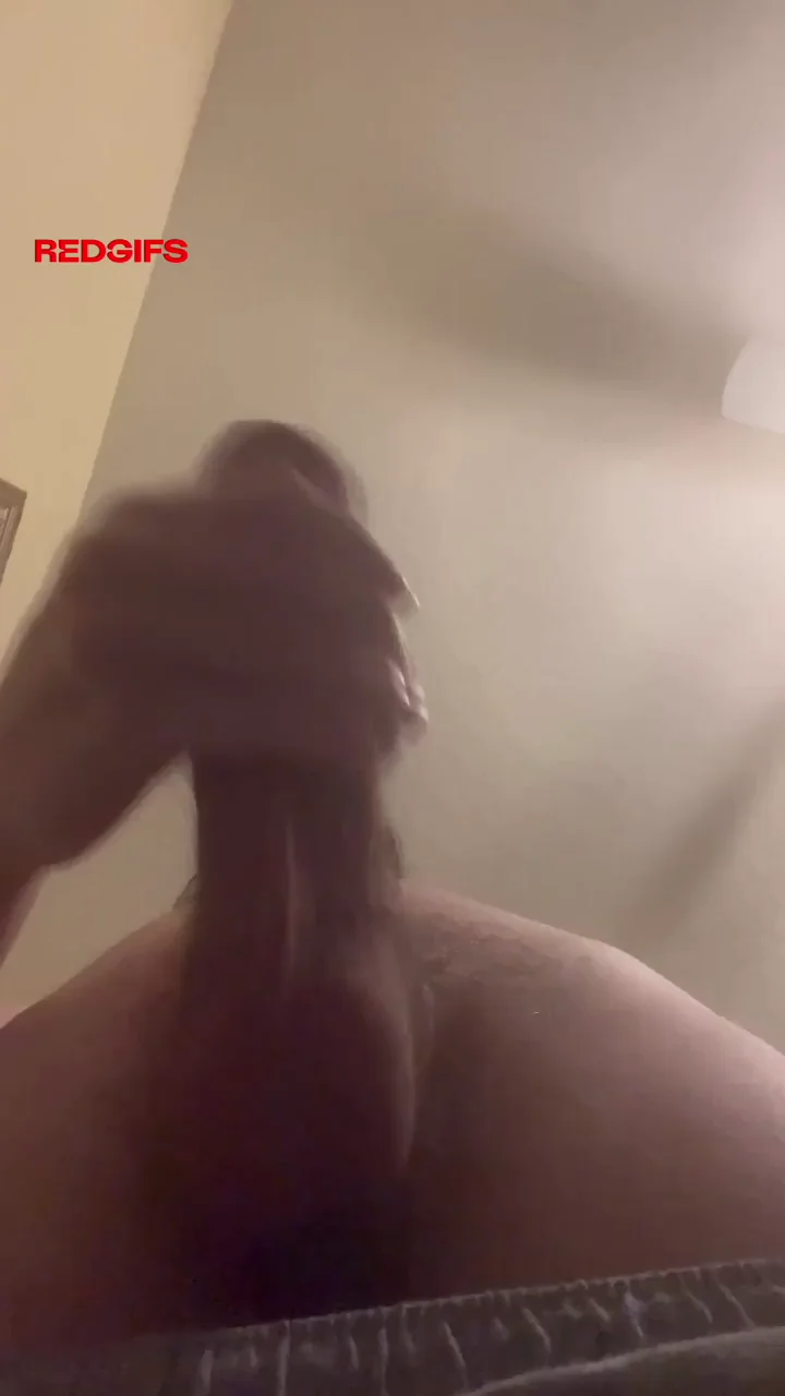 Horny Teen Strokes His Massive Thick Cock