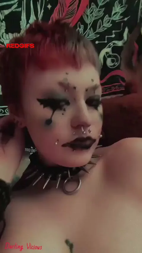 Pierced Goth GF's Slutty Clown Curves: Still Can't Believe She's Mine
