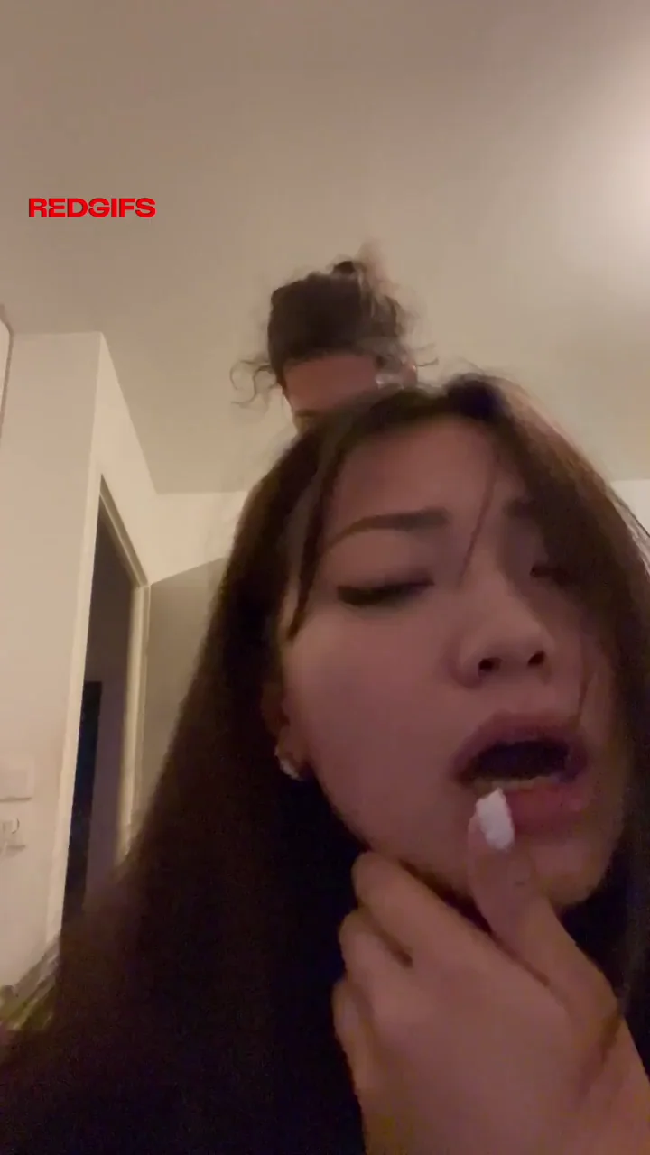 Front view for this Asian girl being fucked 😋