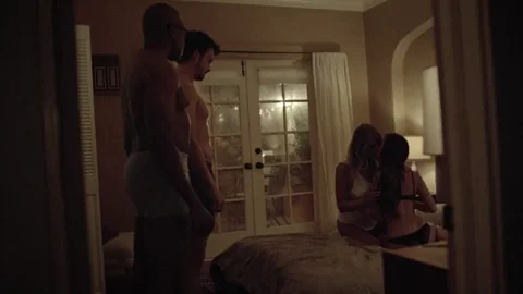 Eliza Coupe - Topless Lesbian Plot