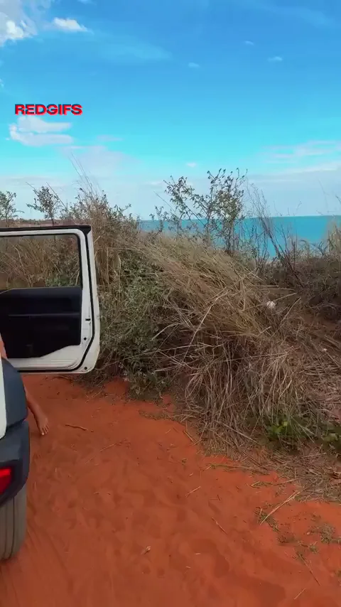 Aussie Beach Slut's Massive Tits in Tiny Bikini 🔥🍑
