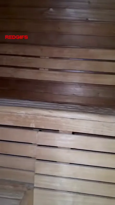 Hot and busty sauna