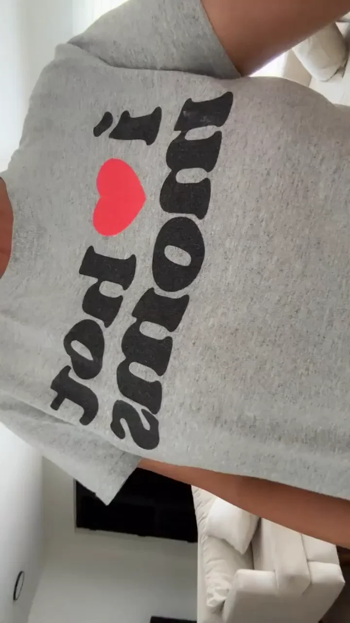 Busty Petite MILF's 'I ♥ Mom' Tease Cures Your Monday Blues