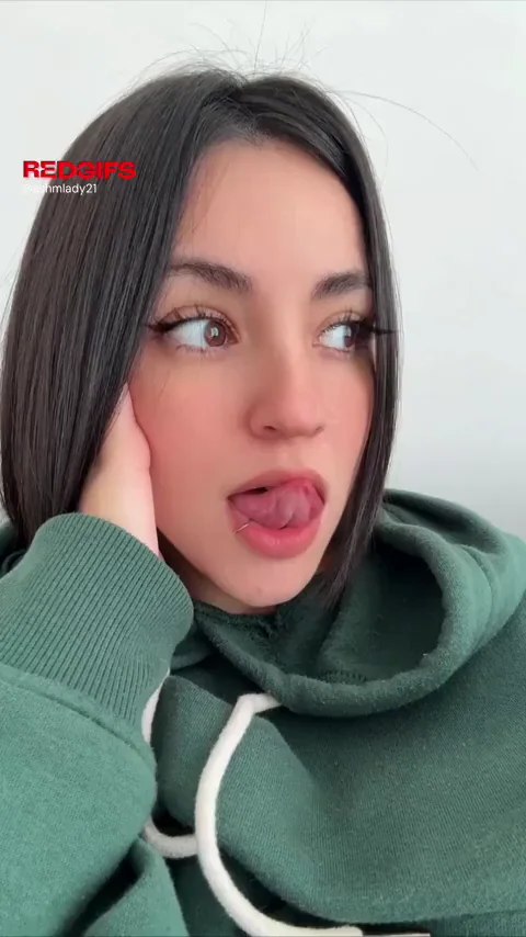 Teen with short hair shows off her B cups