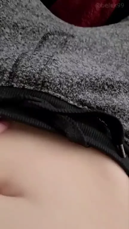 🔥 FTM Hottie Teasing Gray Hoodie Lift & Tummy Flash 😈