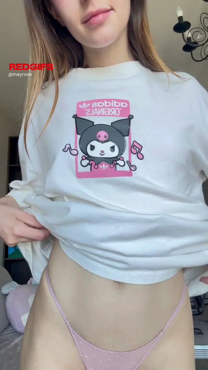 Flat-Chested College Cutie Twirls Her Perky A-Cups from Every Slutty Angle
