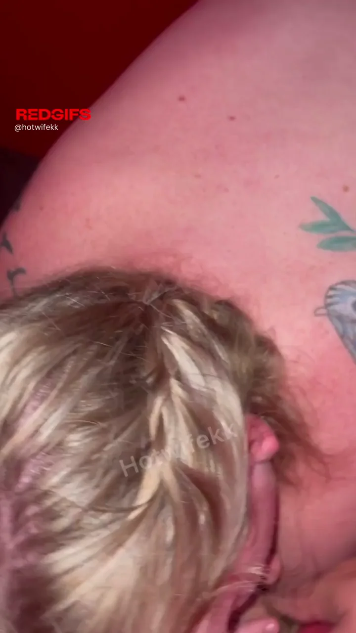 Sucking my boyfriend while getting fucked at the gloryhole