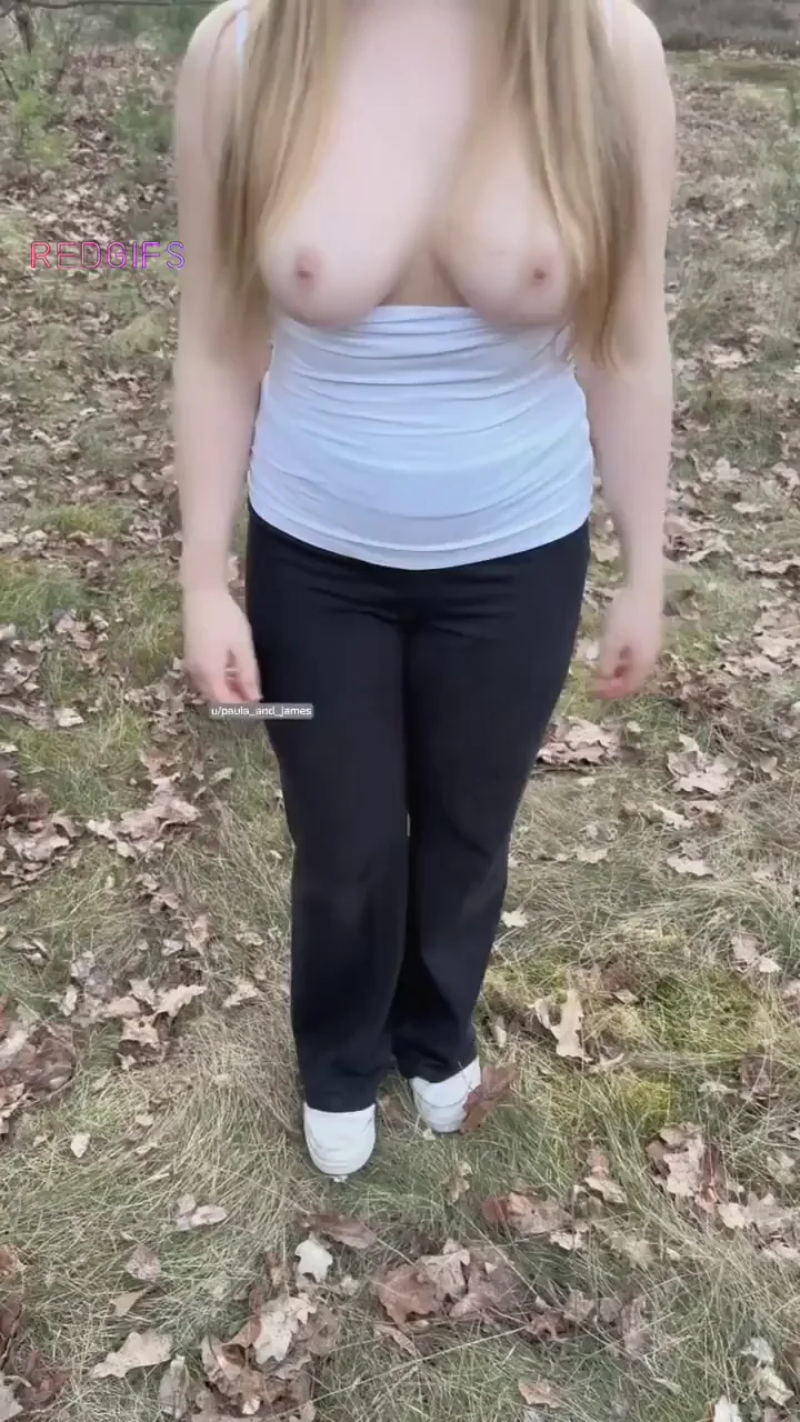 walking with my tits out is just more fun
