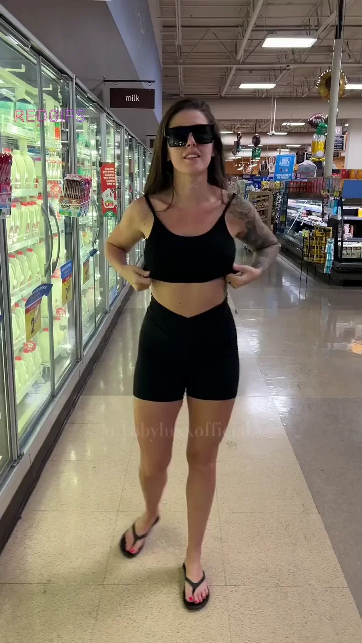 Flashing on the milk aisle