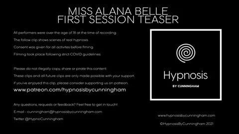 🔥 Miss Alana Belle's First Hypno Session Teaser 💜 Neon Pink Hottie Gets Mindfucked to Orgasm 😵‍💫💦