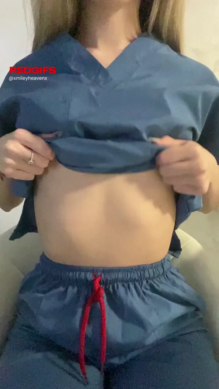 Nurse Slut's Titty Tease: Ass or Boobies Dilemma?