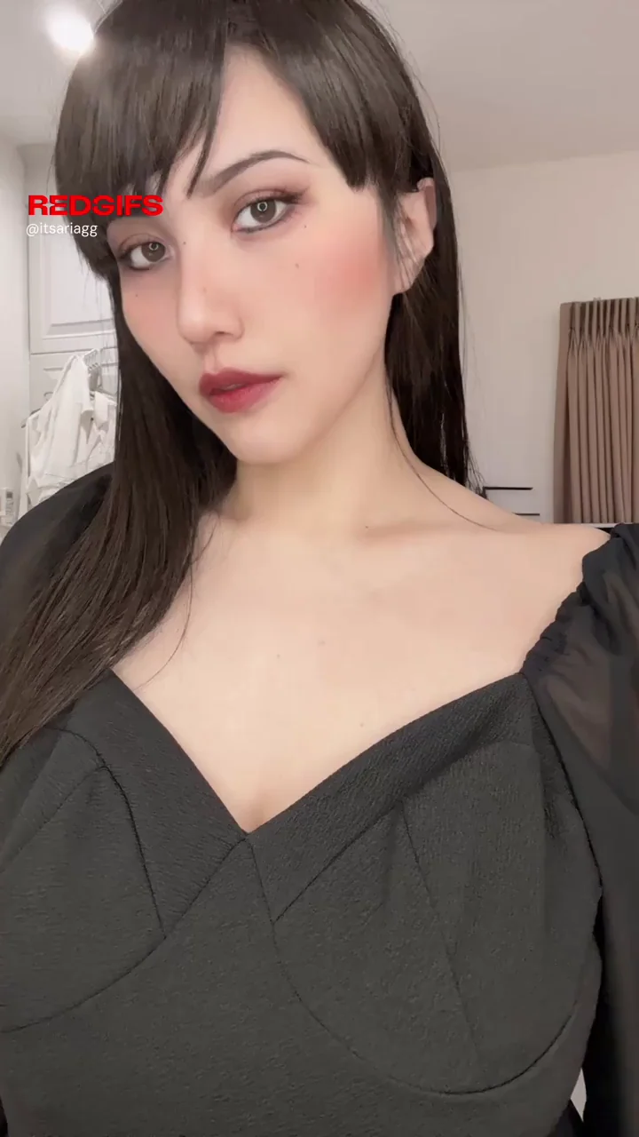 Just an Asian goth slut with XXL titss