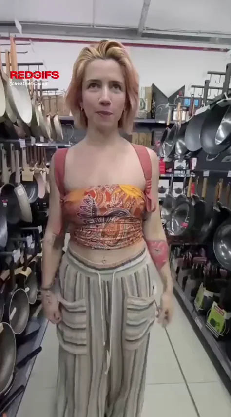 Distracting Him from the Price with My Perky Tits 😈🛒💦