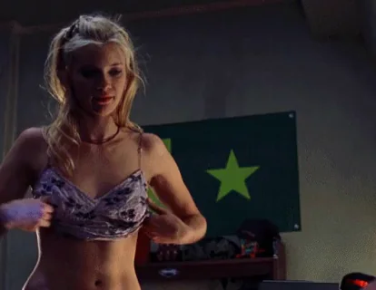 Amy Smart's Perky Tits Tease in Sheer Top 💦🔥