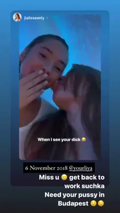 Liya & Jia funny IG story